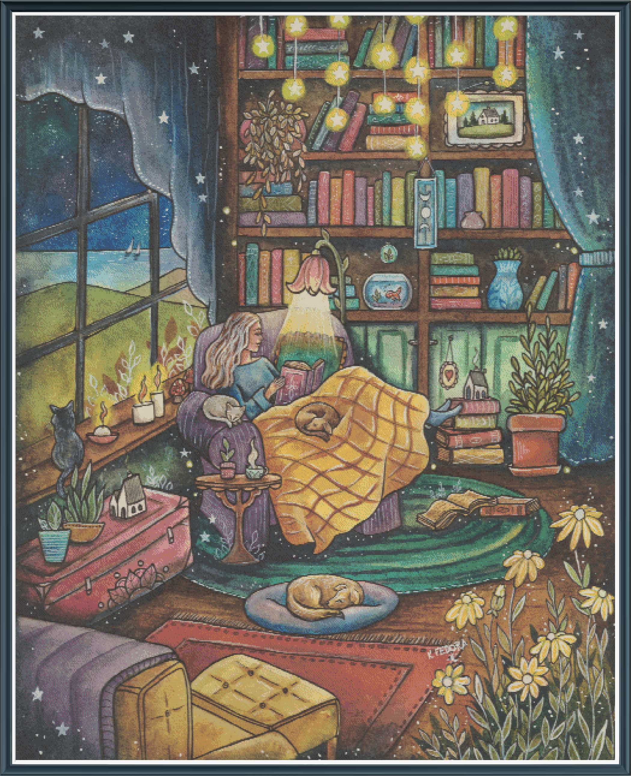 A Bookkeeper's Nest [LARGE] - PDF Digital Download
