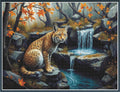 A Lynx in Autumn - PDF Digital Download