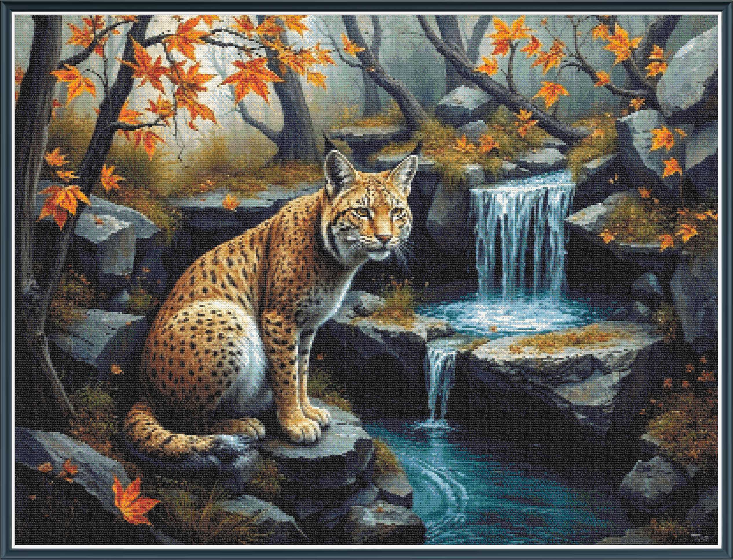 A Lynx in Autumn - PDF Digital Download