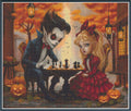 Alice and Dracula's Chess at Crimson Hour - PDF Digital Download