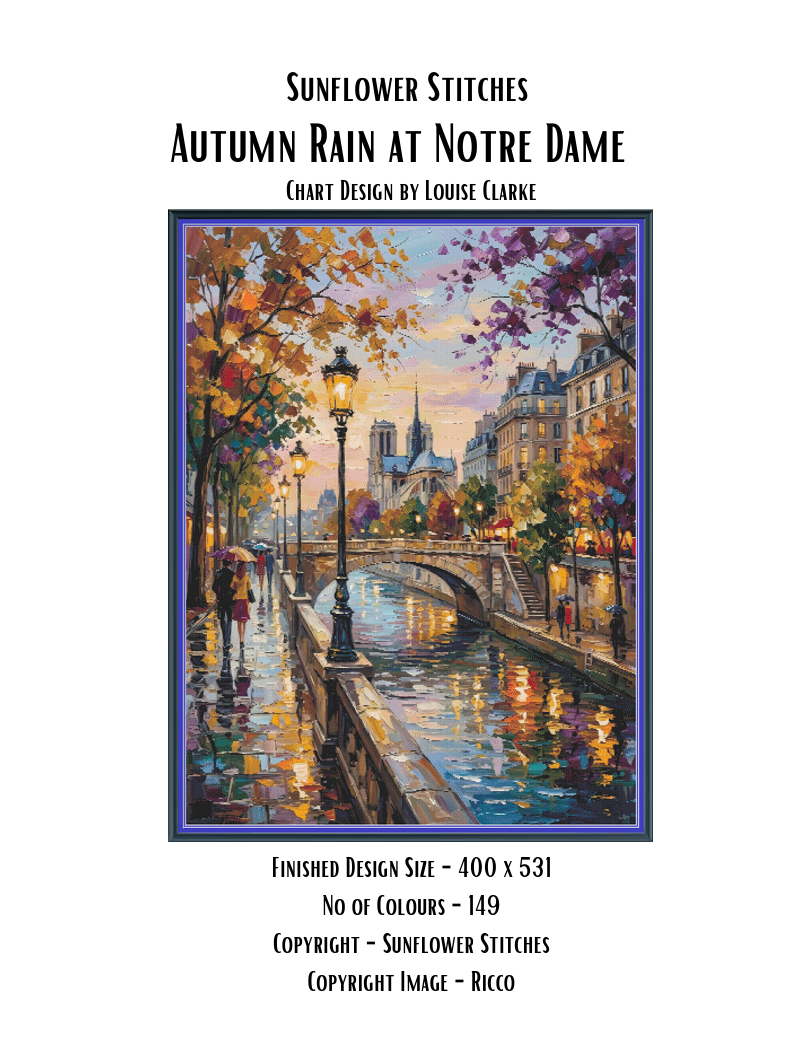 Autumn Rain at Notre Dame