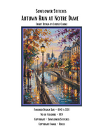 Autumn Rain at Notre Dame
