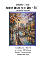 Autumn Rain at Notre Dame [XL] - Max Colours
