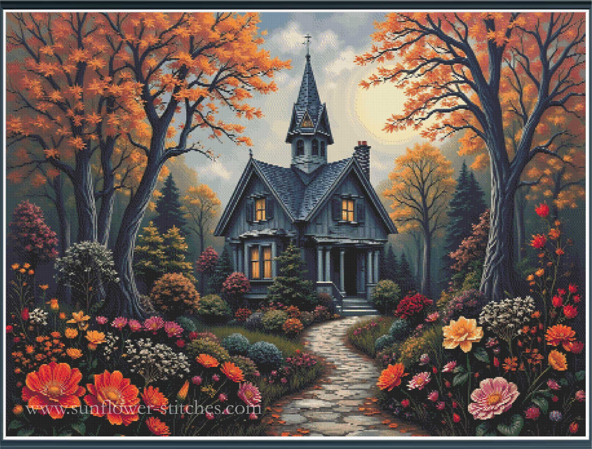 Autumn Victorian Cottage