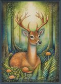 Boho Forest Animal Deer
