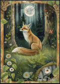 Bordered Woodland Fox - PDF Digital Download