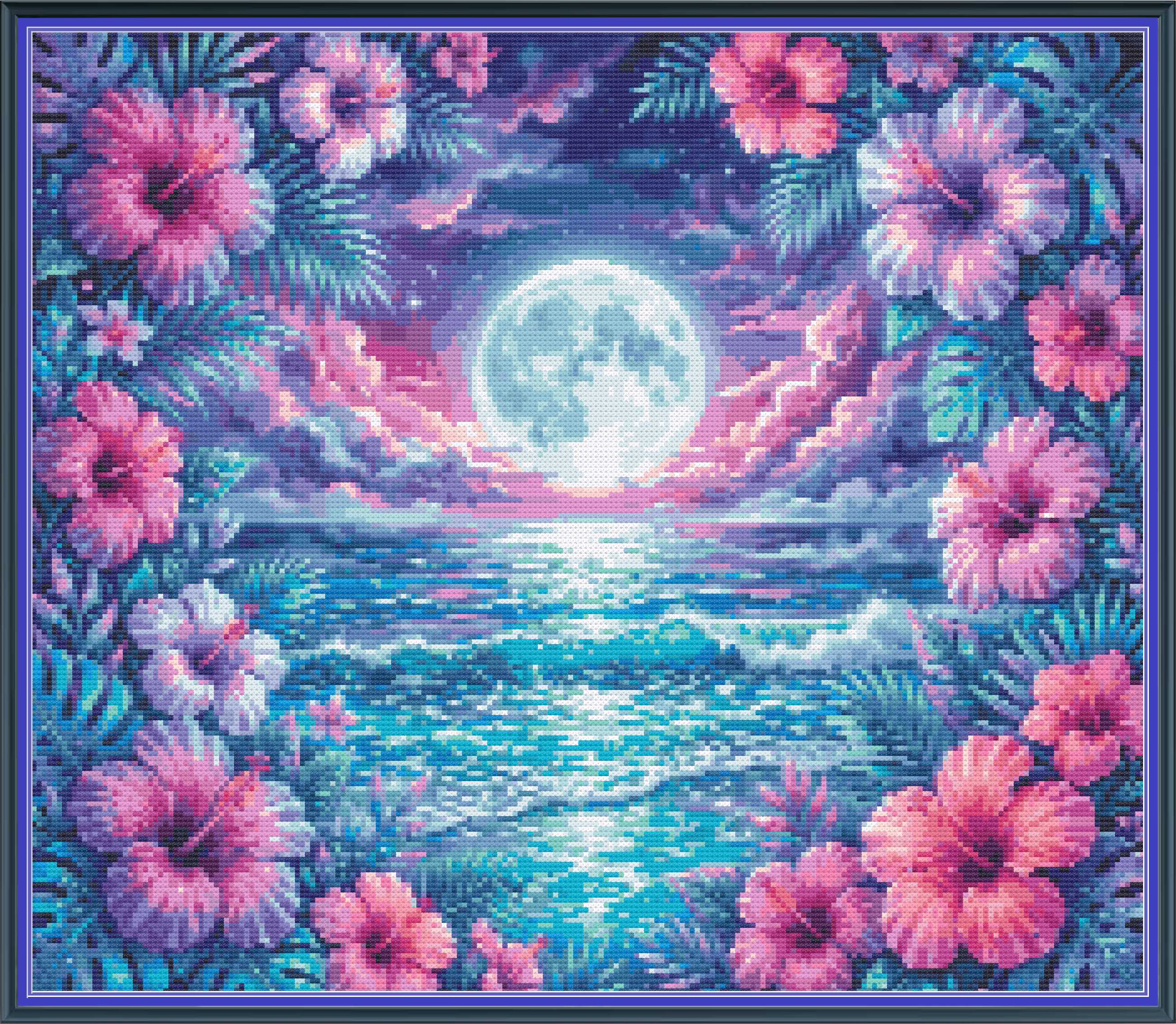 Floral Beach 1 - PDF Digital Download