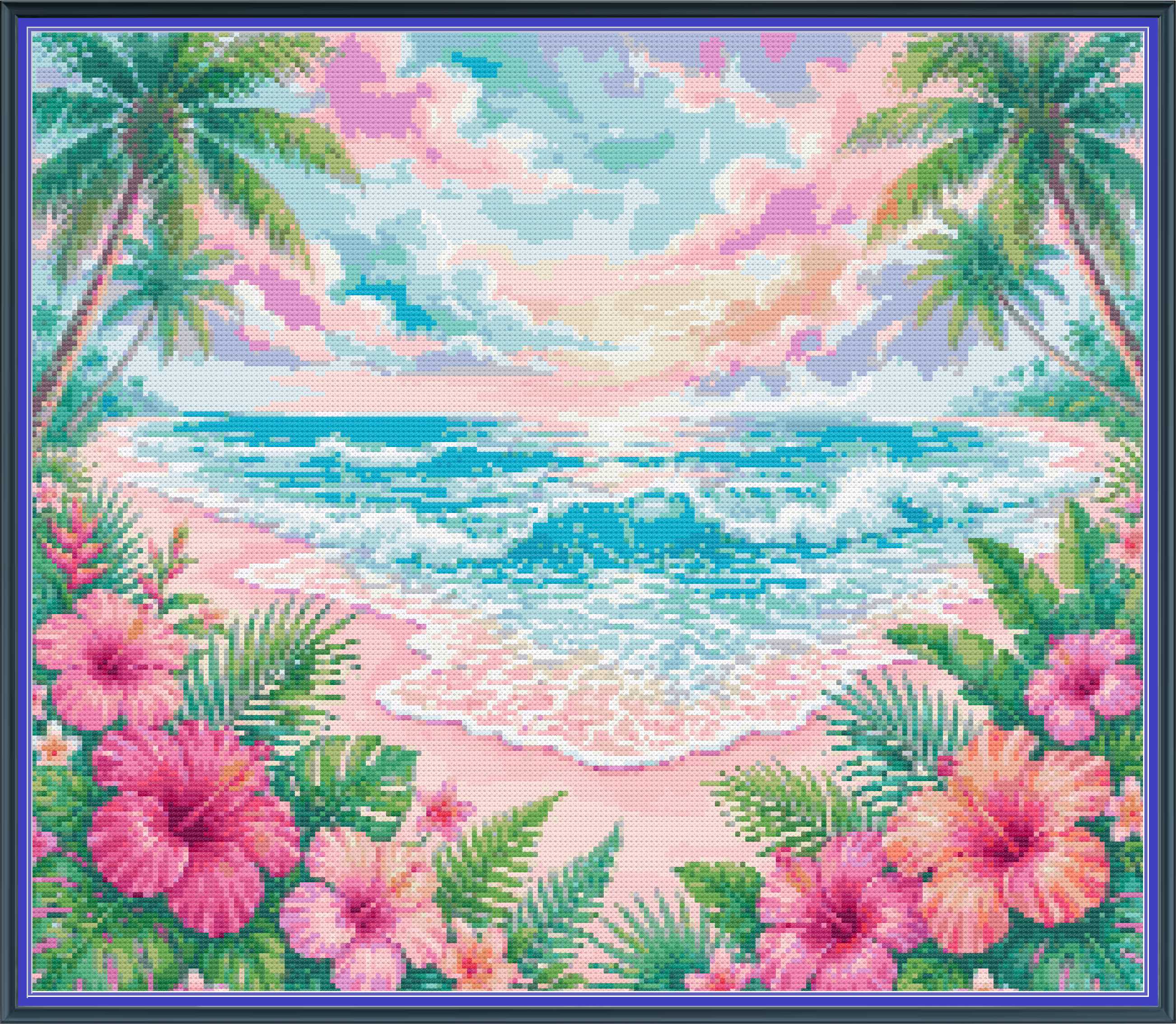 Floral Beach 2 - PDF Digital Download