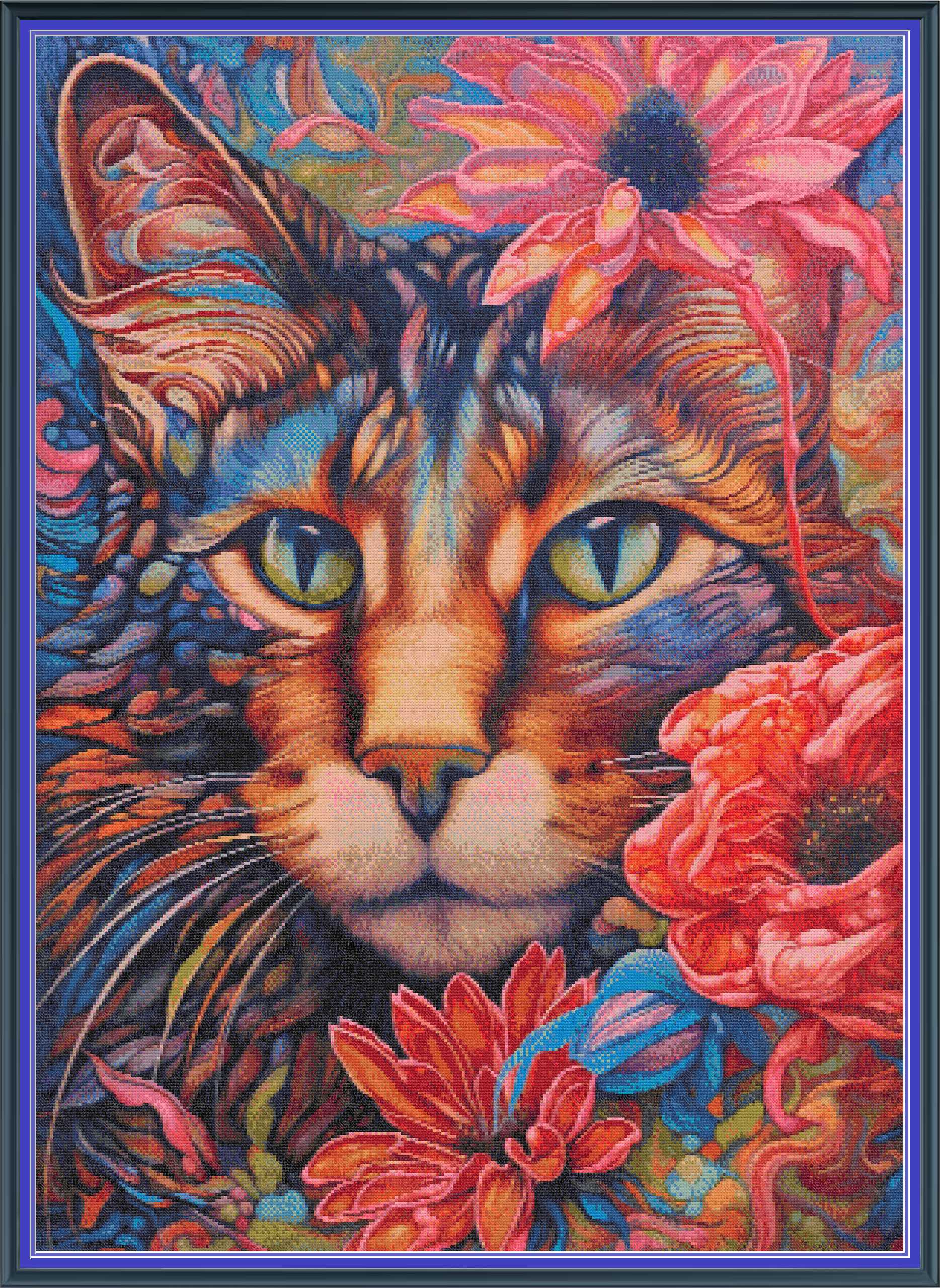 Floral Cat 1