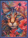 Floral Cat 1 - Max Colours