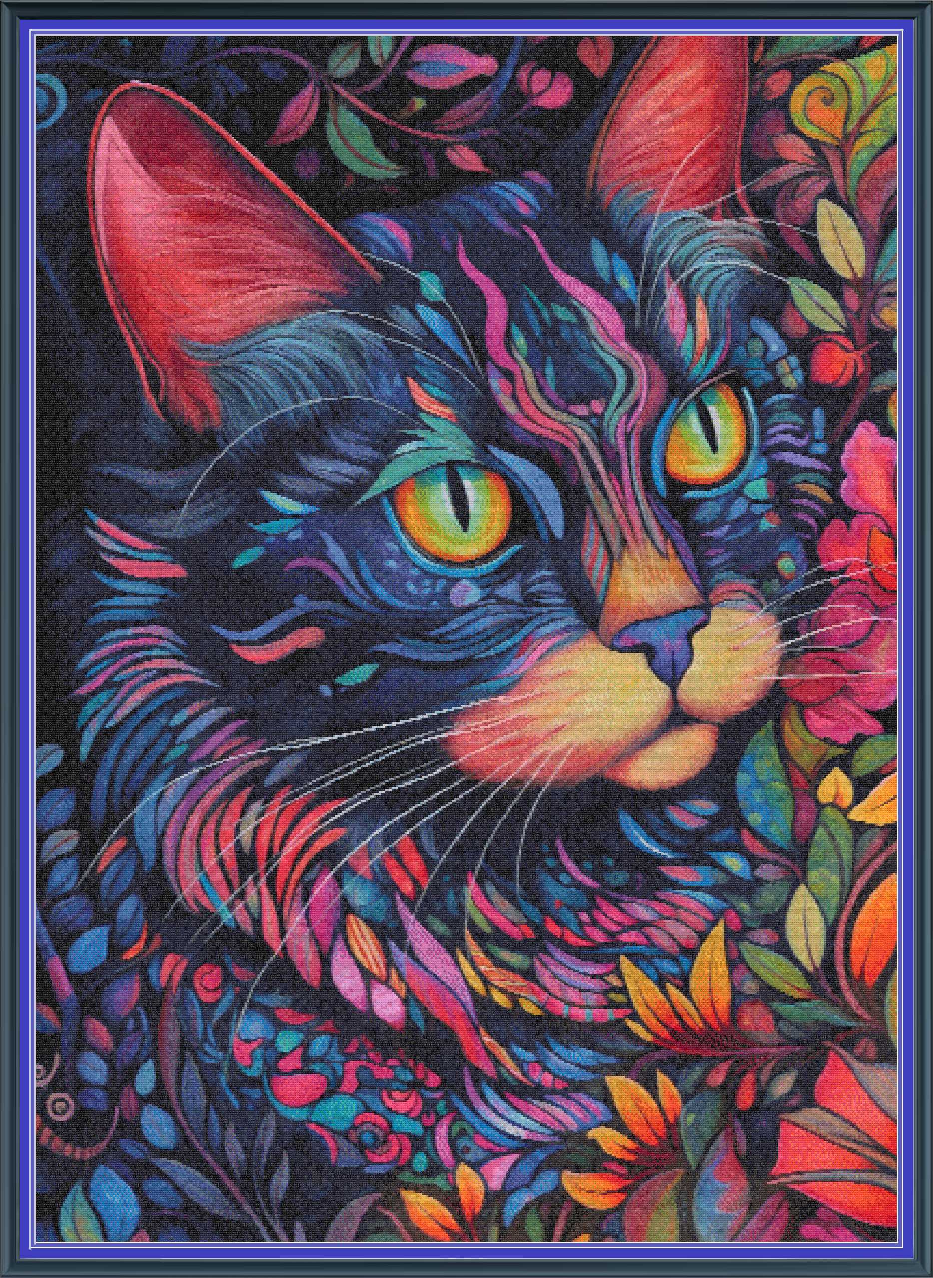 Floral Cat 2 [LARGE] - Max Colours