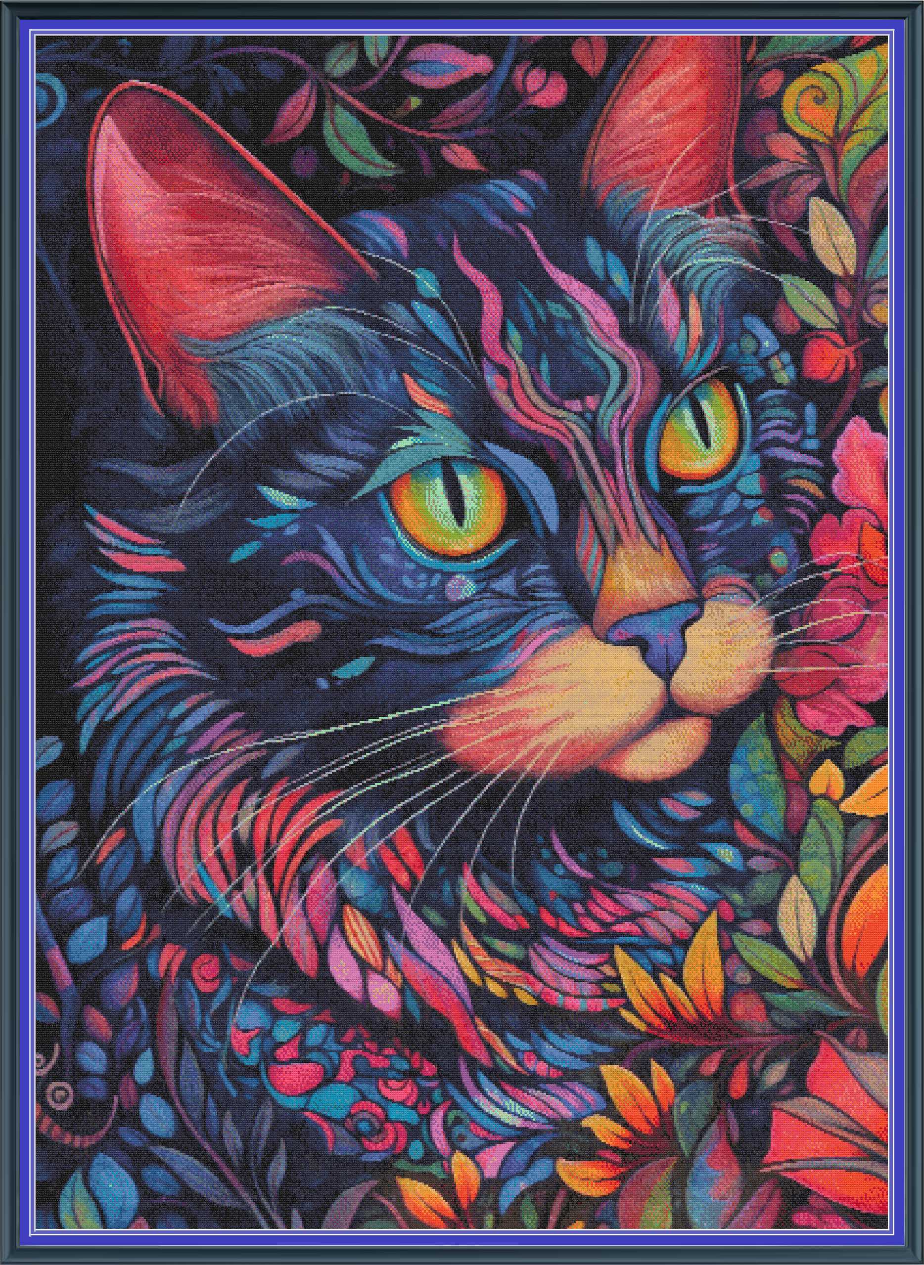 Floral Cat 2 [LARGE]