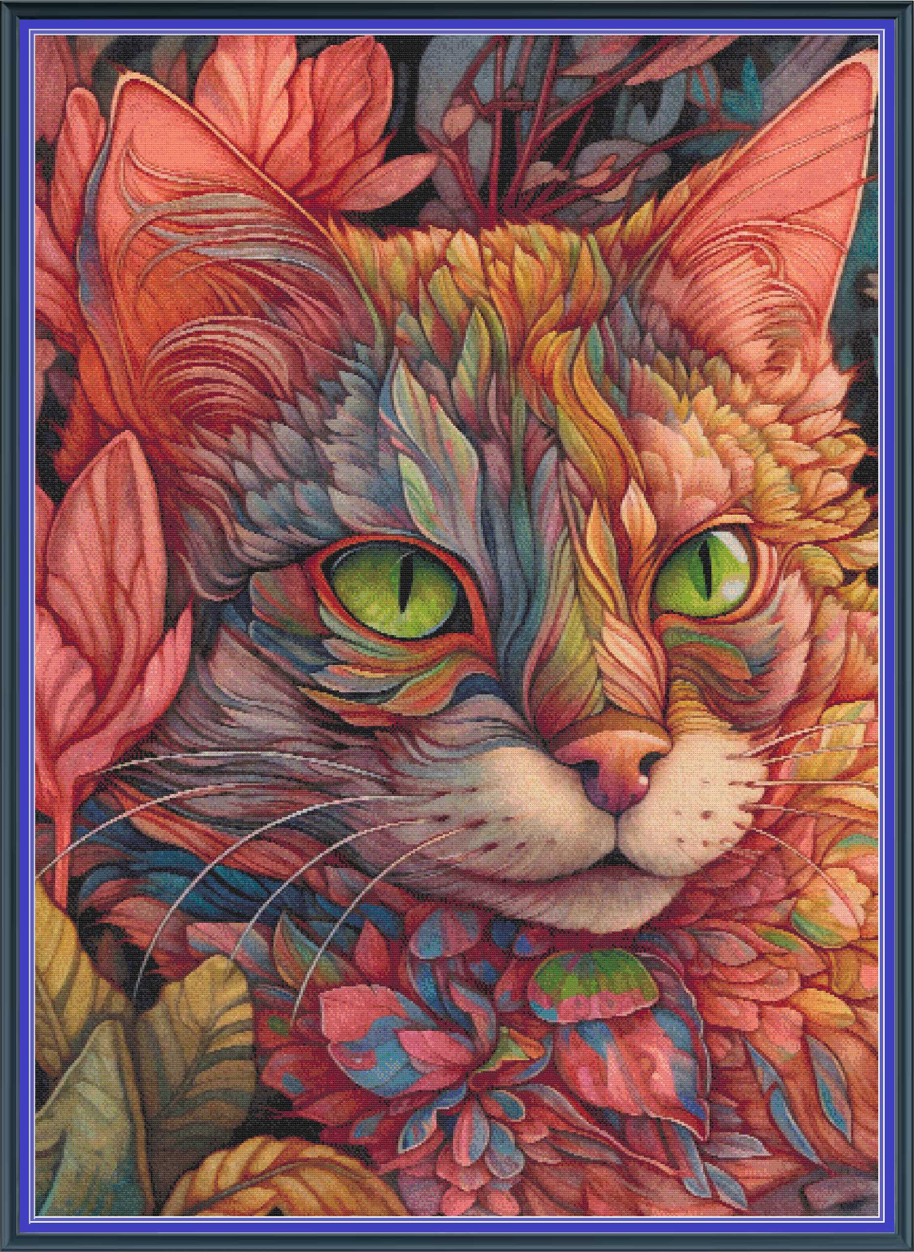 Floral Cat 3 [LARGE] - Max Colours