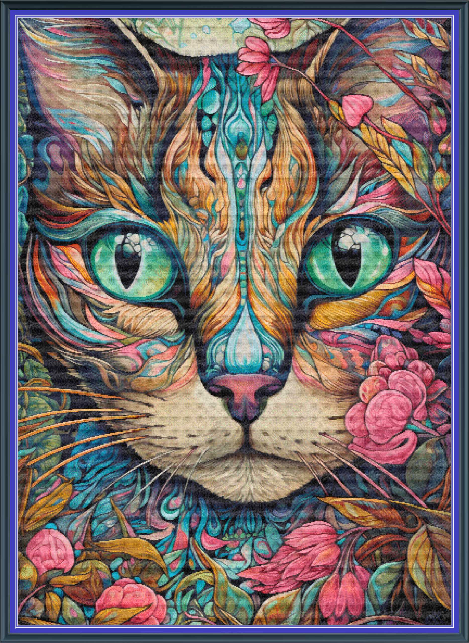 Floral Cat 4 [LARGE] - Max Colours