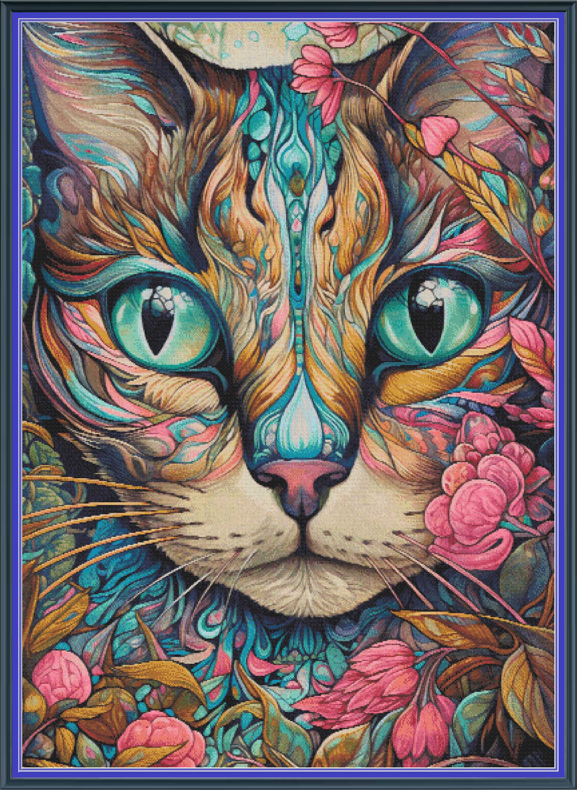 Floral Cat 4 [LARGE]