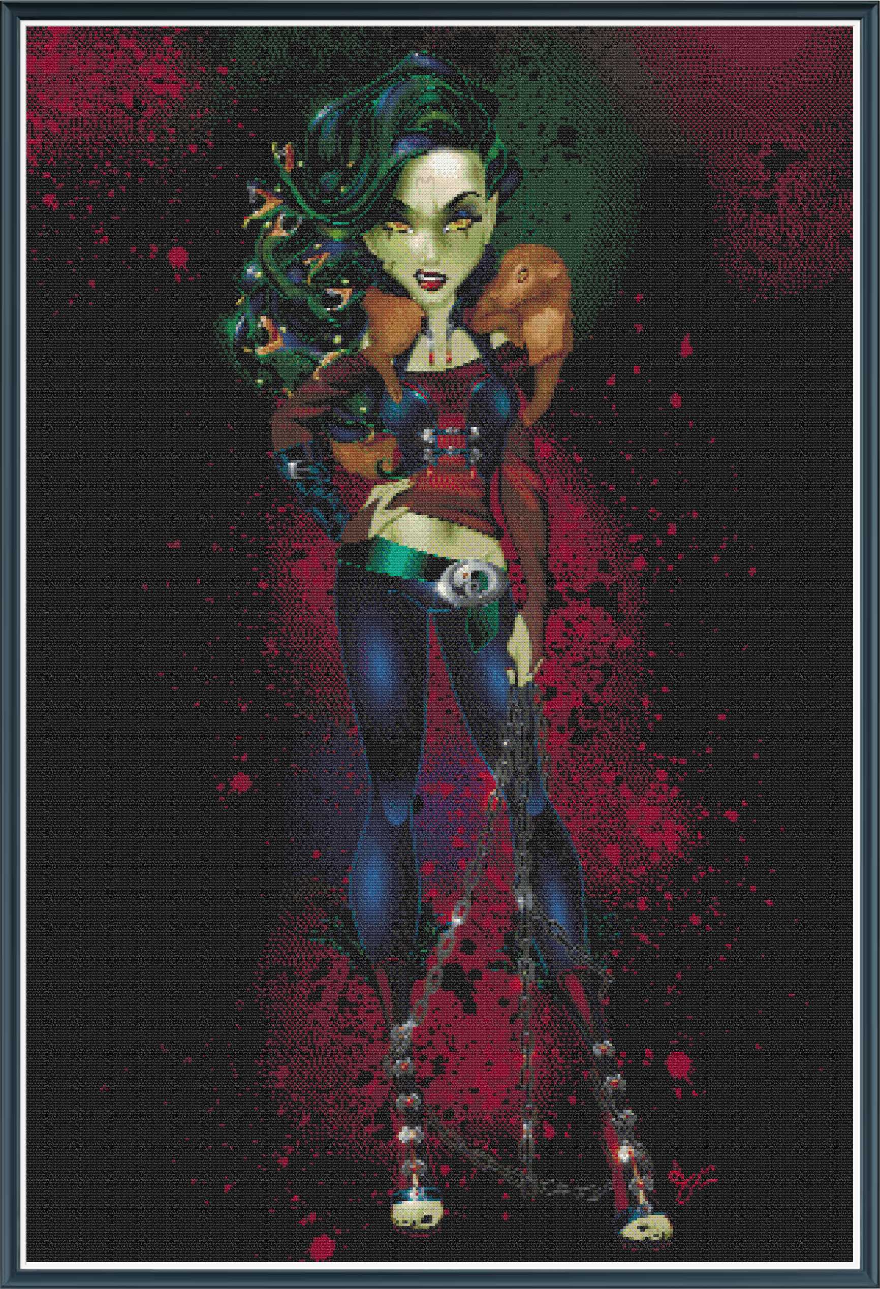 Goth Medusa - PDF Digital Download