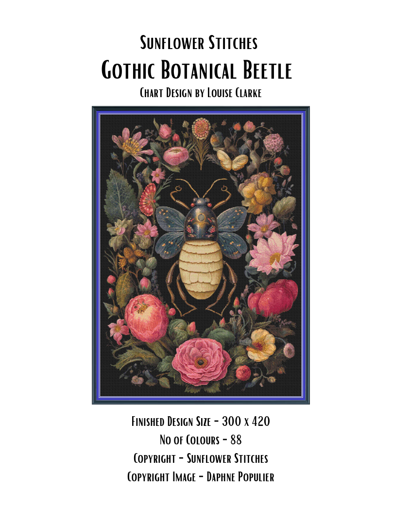 Gothic Botanical Beetle