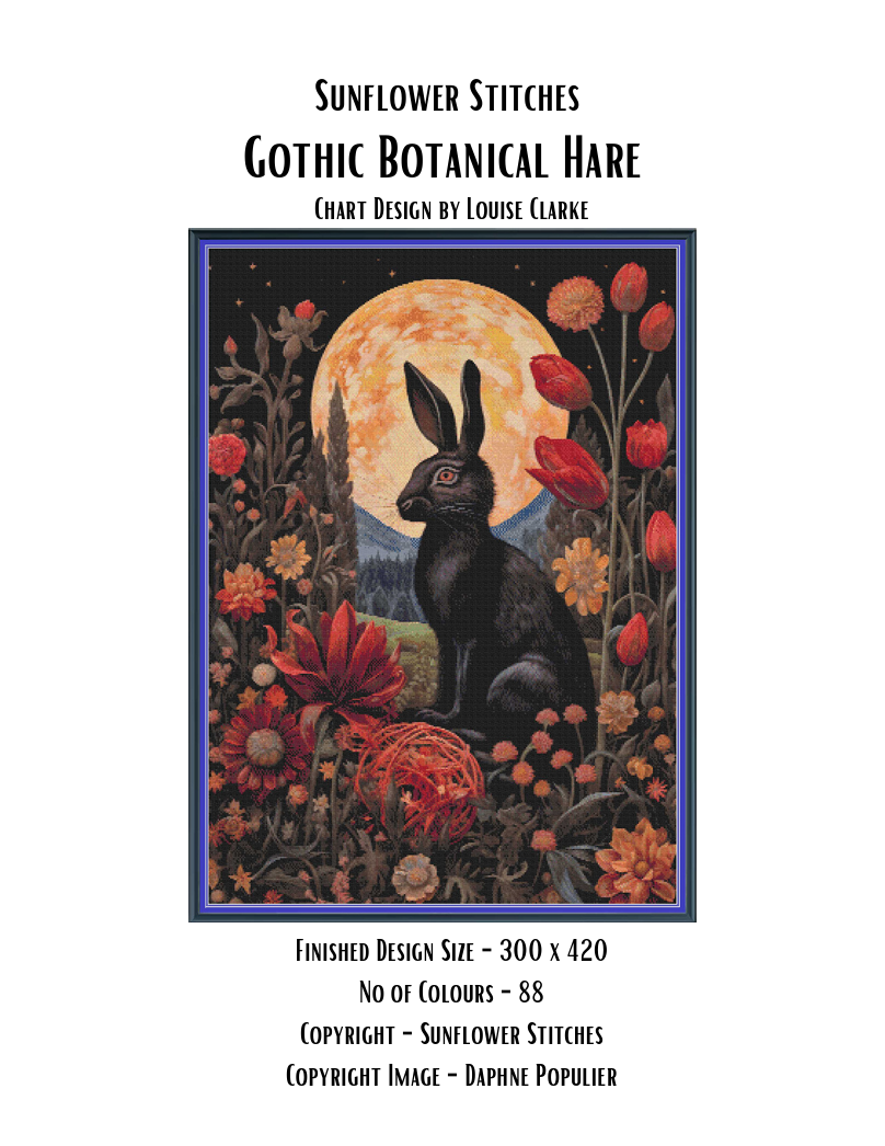 Gothic Botanical Hare
