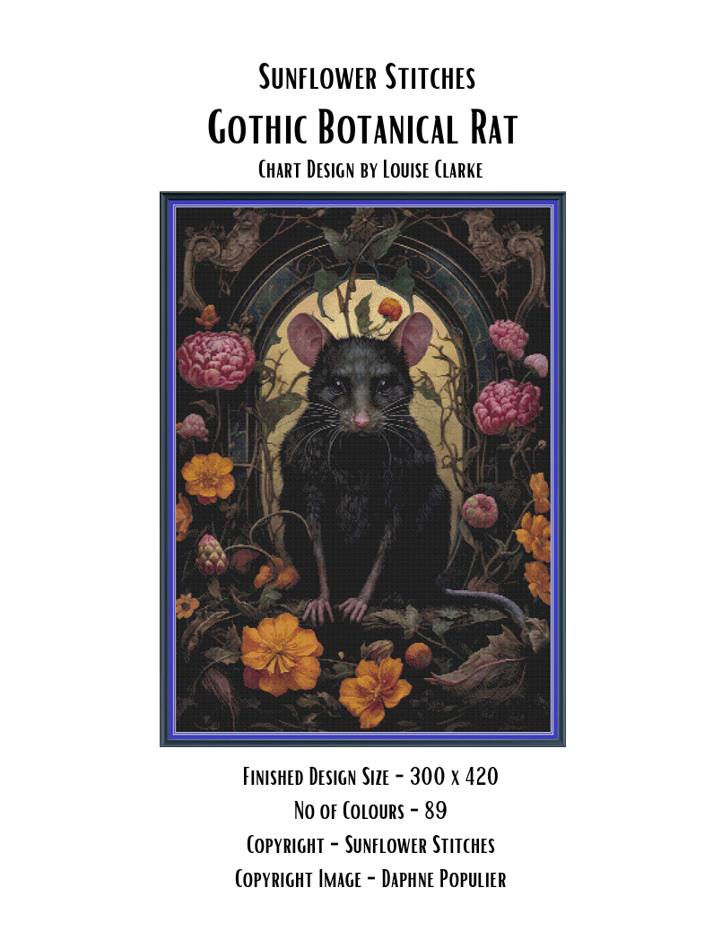 Gothic Botanical Rat