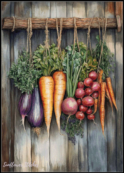 Hanging Veggies - PDF Digital Download