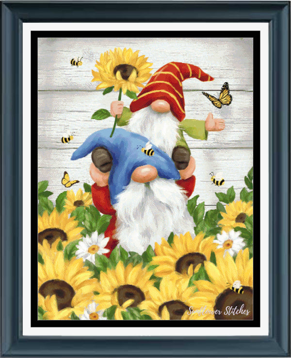 Gnomes with Sunflower