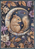 Moon Animals Squirrel - PDF Digital Download