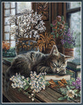 Napping Kitten [LARGE] - PDF Digital Download