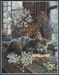 Napping Kitten - PDF Digital Download