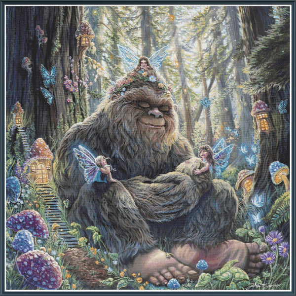 Peaceful Bigfoot - PDF Digital Download