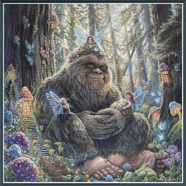 Peaceful Bigfoot [LARGE] - PDF Digital Download