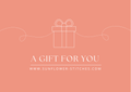 Sunflower Stitches Gift Card