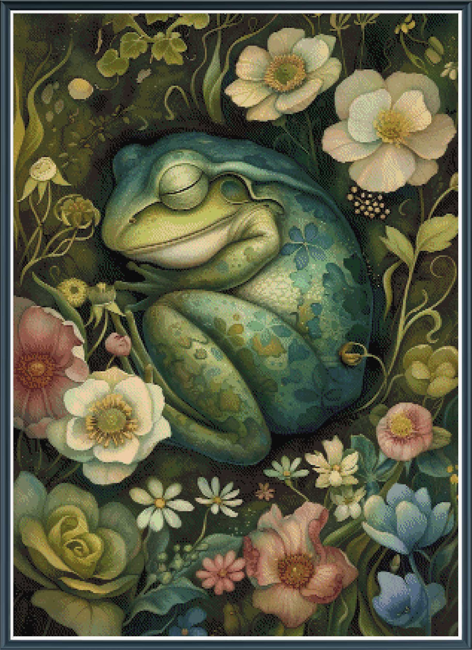 Sleeping Animals Frog - PDF Digital Download
