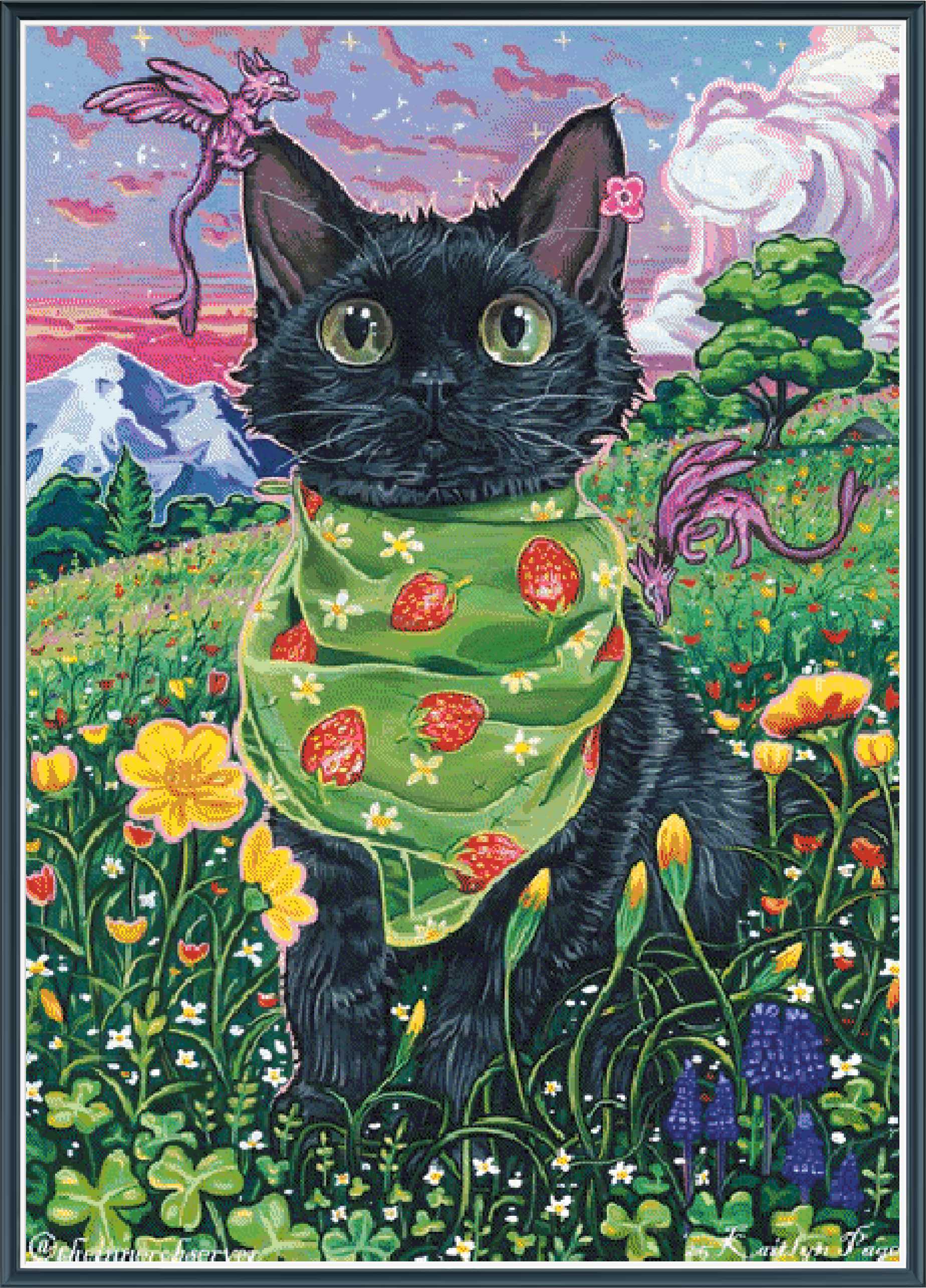 Strawberry Daydreams [LARGE] - PDF Digital Download