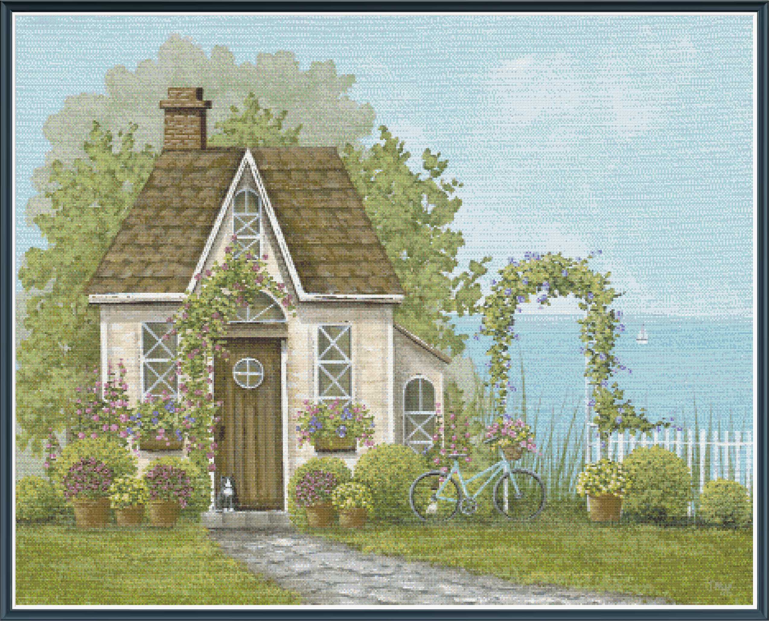 Cottage by the Sea - PDF Digital Download