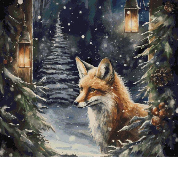 Winter Night Fox